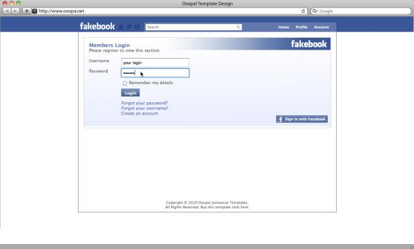 ������� Fakebook - Facebook + ���������