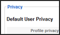 Better Privacy Settings