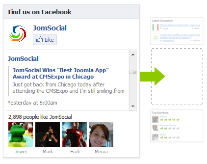 JomSocial Facebook Like Box Module