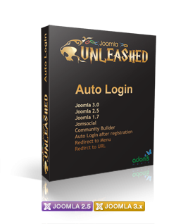 Joomla UNLEASHED - Auto Login and Redirect