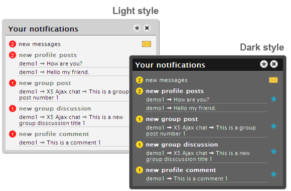 X5 JSnotify