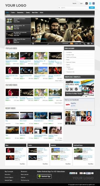 free-video-gallery-template