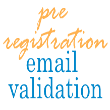 Pre Registration Email Validation
