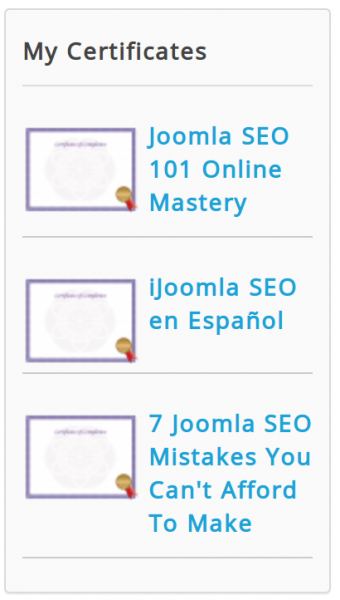 Guru My Certificates plugin for JomSocial