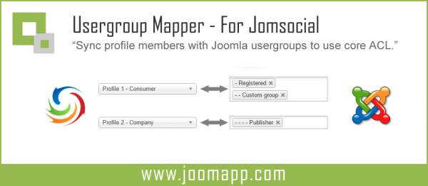 UserGroup Mapper for Jomsocial