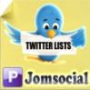 Twitter List for Jomsocial