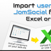 Import Users to JomSocial from Excel or CSV file