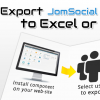 Export Users from JomSocial to Excel or CSV file