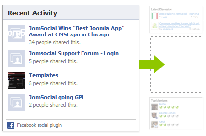 JomSocial Facebook Recommendation module