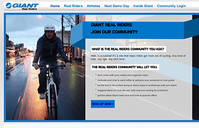 Giant Real Riders Using JomSocial