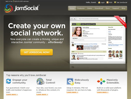 JomSocial - social networking software