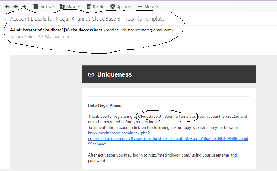 As I'm finalizing my website, there are two last items I need help with. <br />Where do I set up or edit automatic emails that are sent to new registered people? Mine has some info that I need to change but I couldn't find where it is. <br />Also, on the registration form, on the top shows jomsocial template. How do  I remove that?