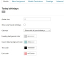 New my trick :) Birthday module with greetings in activity stream and other. http://www.nemigra.lt/nemigra_best/index.php?option=com_content&view=article&id=4