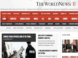 Gavick The World News template for JomSocial