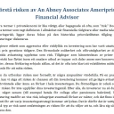 Förstå risken av An Abney Associates Ameriprise Financial Advisor