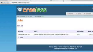 Setting up cron job on JomSocial