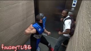 MORTAL KOMBAT ELEVATOR PRANK!