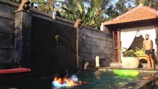 Pool fun. Time lapse.